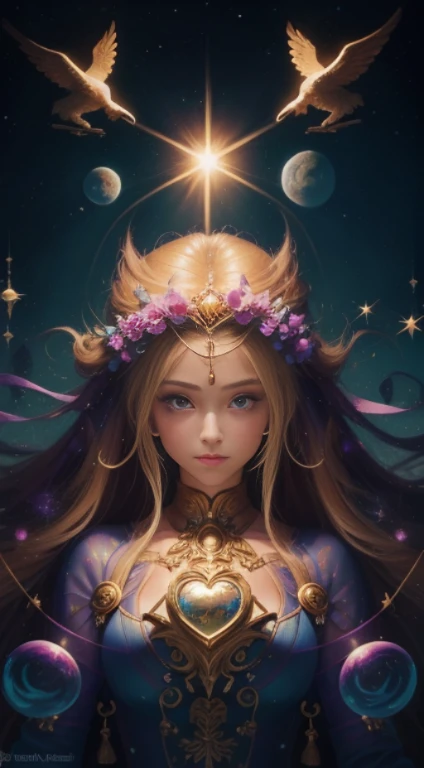 (oil painting:1.5), (NSFW:1.2), a woman joyfully twirling in the raining paint, paint raining, thick paint rainbow hair, body covered with paint, joyful, ((sfw)), calm facial expression, relaxed, gentle smile, (clothes made of liquid paint)), front view, (a girl with sailor moon style),illustration, vibrant colors, magical atmosphere,sparkling eyes,long blonde hair,anime art,smiling expression,cute pose,cosmic background,moonlit night,fantasy world,sparkling stars,stylish outfit,tiara,moon scepter,heart-shaped brooch,wavy hair,flowing ribbons,powerful magical aura,moonlight shining on her,shimmering details,glowing transformation sequence,peaceful and confident,sailor guardian of love and justice,inspired by the iconic anime series. Create an illustration using the soft and ethereal qualities of watercolor. Beautiful pink skin anime model full body, sun-bathing on floating cloud along the suns surface, enticing eyes, curly hair dreamy, background thick clouds,, hyperdetailed, detailed, (masterpiece) . high fashion, luxurious, extravagant, stylish, , opulent, elegance, stunning beauty, professional, high contrast, detailed, Depict a dreamy, whimsical scene with elements that seem to merge with the background