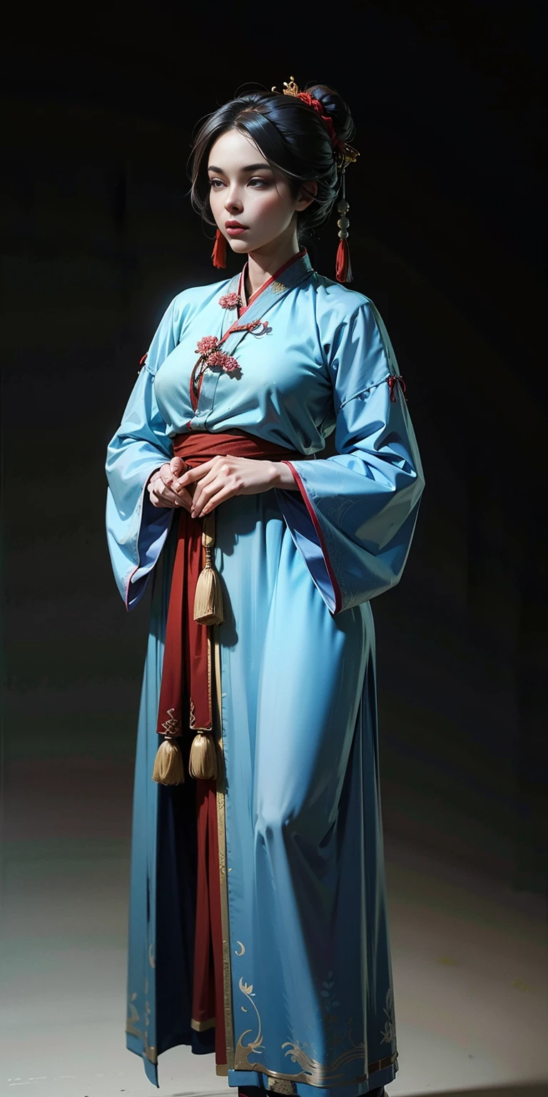 best quality, masterpiece,highly detailed,anime,1girl,hanfu,songstyle,song hanfu,song style outfits,perfect face,walking,simple background,
