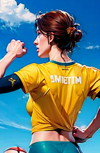 mature woman、sports