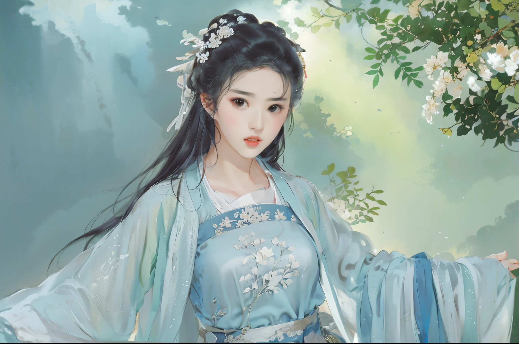 liuyifei, 1girl, hanfu, best quality, masterpiece,