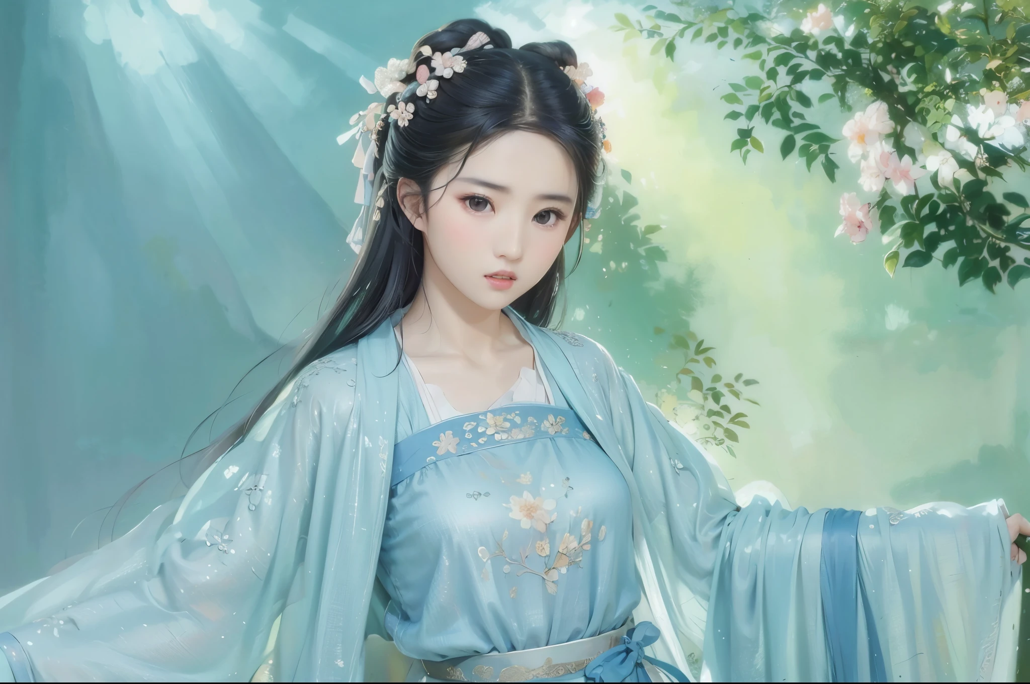 liuyifei, 1girl, hanfu, best quality, masterpiece,