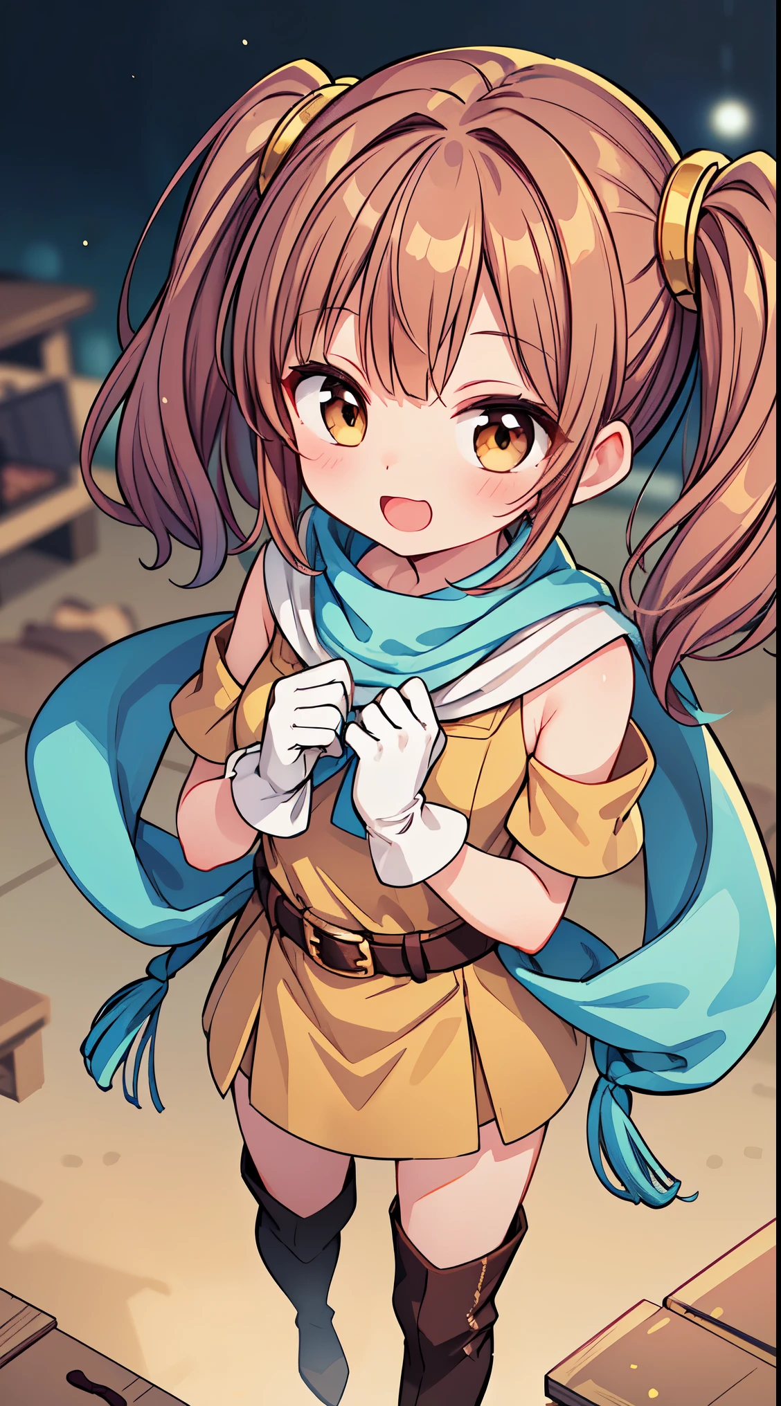 (super fine illustration:1.2),(masterpiece, 8k), (best quality, high quality:1.4), perfect anatomy, hyper detailed, ultra detailed,masterpiece background,beautiful detailed background, v8k wallpaper,perfect design,award-winning art,atmospheric,
BREAK, one beautiful girl(cute:1.5),(Little:0. 5),(cute:2.0),(change:2.0),(7 year old girl),(alone:1.65),break, (flat chest:1.2,), transparent skin, Shining beautiful skin, shy, one beautiful girl,huge (hair bow, auburn hair, twin tails:1.2), (brown eyes, long eyelashes, double eyelid: 1.2), break, Star-O \(symbol\, (gloves, white gloves 1.3), (bug, one piece,Polka dot pattern:1.3), looking at the viewer,(knee high boots:1.2),shiny skin,transparent skin, Shining beautiful skin,(highest qualityの顔),(highest qualityの目), (smile:0.5), beautiful skin, beautiful skin, (highest quality face), (highest quality slanted eyeaid clothes, gloves, open your mouth, short sleeve, smile, white gloves
BREAK, Fantasy world city floating high in the fantastic sky,BREAK, Earthy Layers and Shawl,
Layer multiple thin sweaters for warmth,
Long, layered skirts made from simple fabrics,
Belt or cinch at the waist for shape.
Hand-woven or crocheted shawl for added warmth,
Wrap around shoulders or drape over arms,
Natural, earthy tones for a rustic look,
Basic leather boots for durability,
Practical and versatile footwear,
Decorate with handmade fabric boot cuffs,
BREAK,wakame,wakame,wakame,(Cowboy Shot,from above:1.4),
BREAK,(Blurry background:1.3),(absurderes, hight resolution, Super Detail Art),cel shading,Clear Color, Lonely optical effect, Beautiful pictures, Bright glow, mystic atmosphere,(Close-up of girl:1.1), Mystical light particle effect,manga influence, clean line drawings,