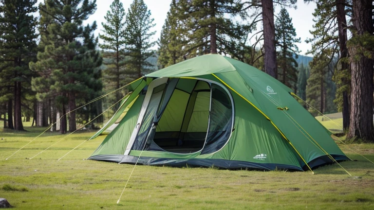 modern camping tent
