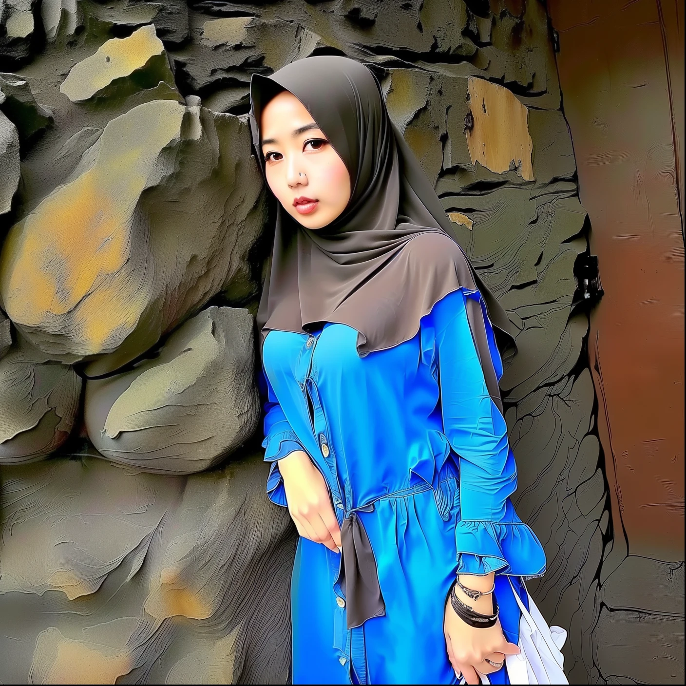 Big breasts hijab