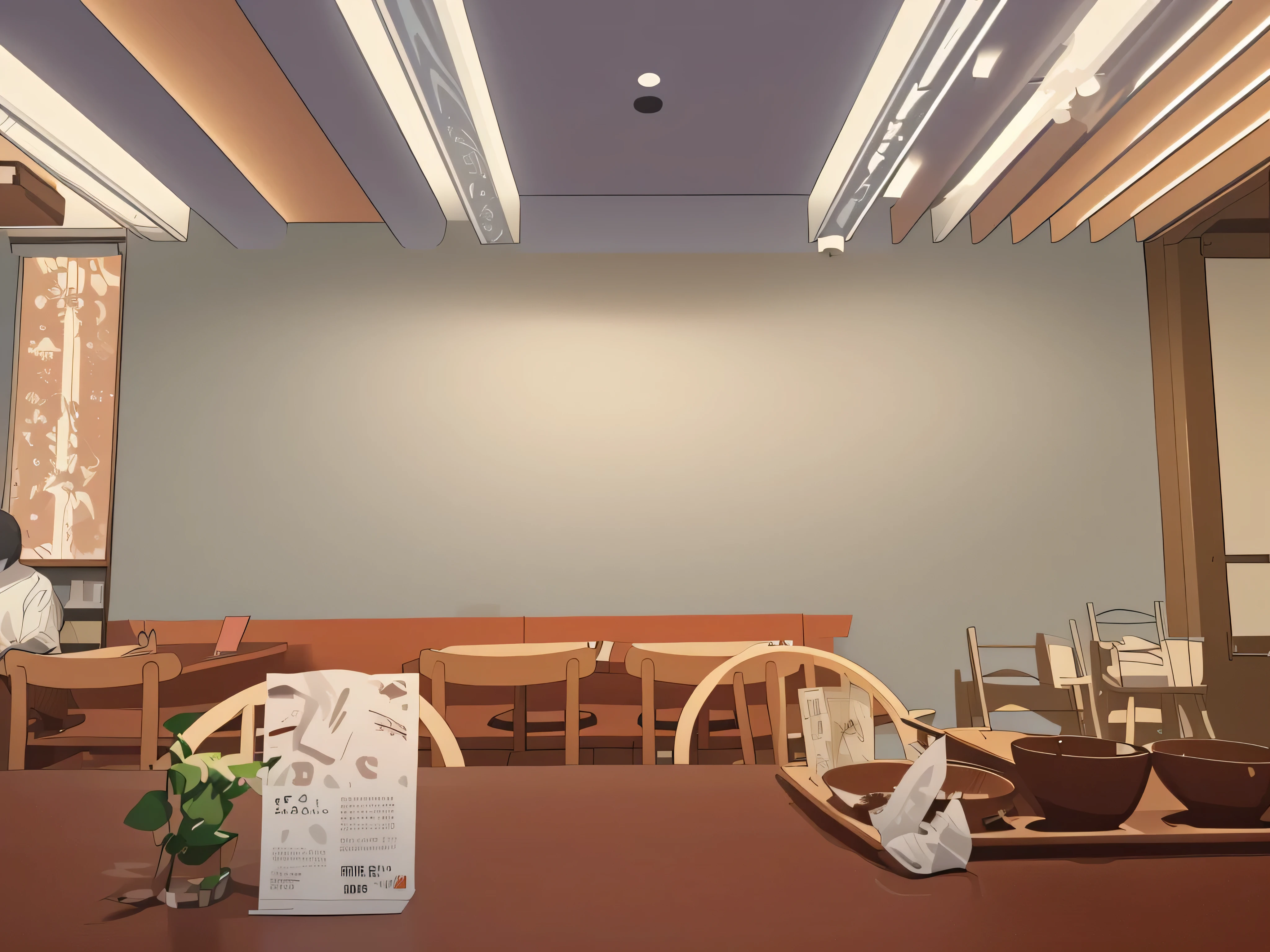 Inside the store、wall、Ceiling lighting、background、wallには何もない、wallのみ、the ceiling doesn&#39;t shine
