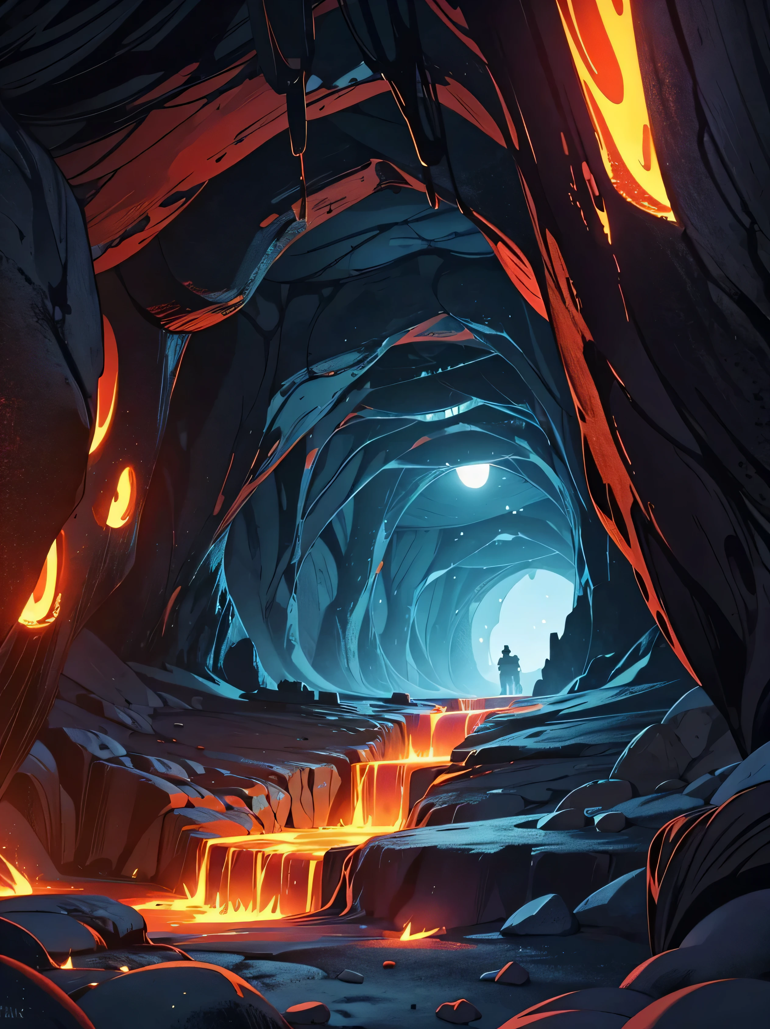 lava underground cave