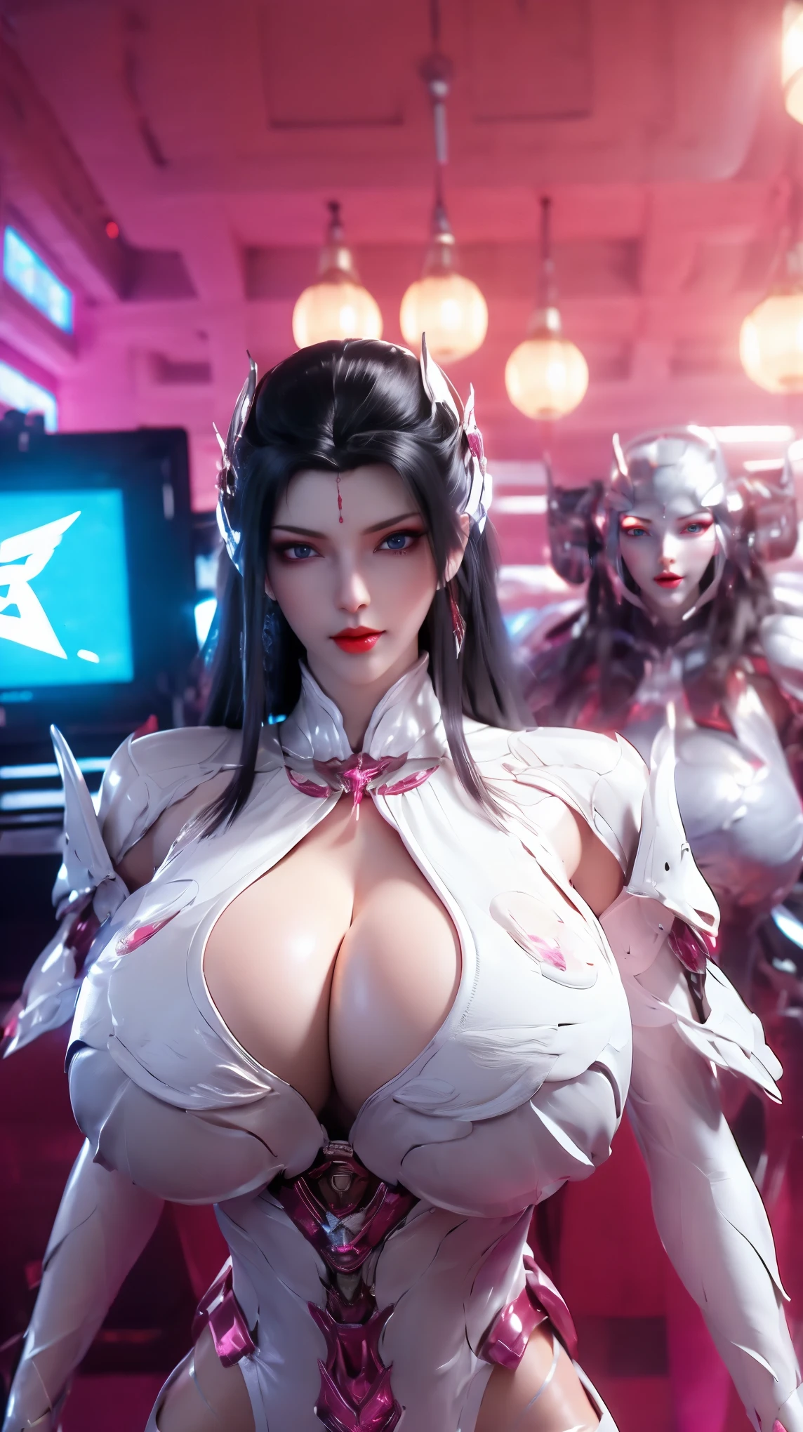 ((NSFW:1.7)), nude model ((BEAUTY WHITE HAIR)), (PHOENIX GOLD HELM:1.1), (GIGANTIC FAKE BREAST:1.5), ((CLEAVAGE:1.5)), (MUSCLE ABS:1.3), (LED MAGENTA SHINY FUTURISTIC MECHA CYBER CROP TOP, BLACK MECHA SKINTIGHT LEGGINGS,POTRAIT:1.5), (SLENDER BODY MATURE WOMAN, SWEATY BUSTY BODY:1.1), (LOOKING AT VIEWER:1.3), (female focus:0.8), (HALLROOM OF FUTURISTIC SPACE STATION:1), (BRIGHT LIGHT WHITE_ROOM:1.3), HYPER TEXTURE, (4X MSAA), ((UNREAL ENGINE 5 RENDER)), PHYSICALLY-BASED RENDERING, ULTRA HIGHT DEFINITION, 16K, 1080P.