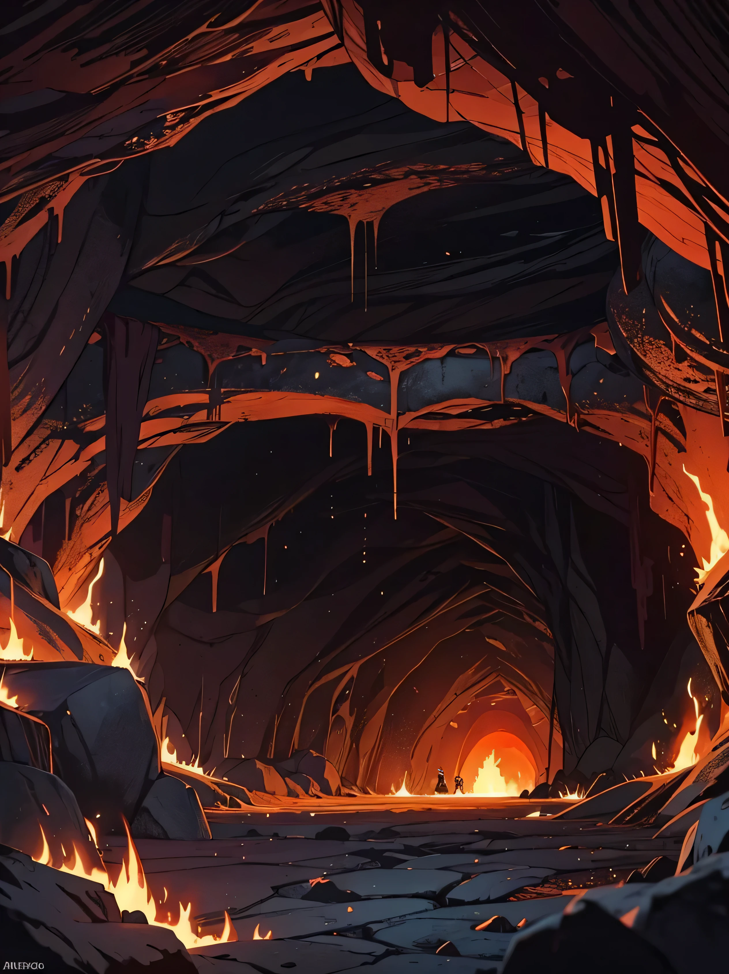 lava underground cave