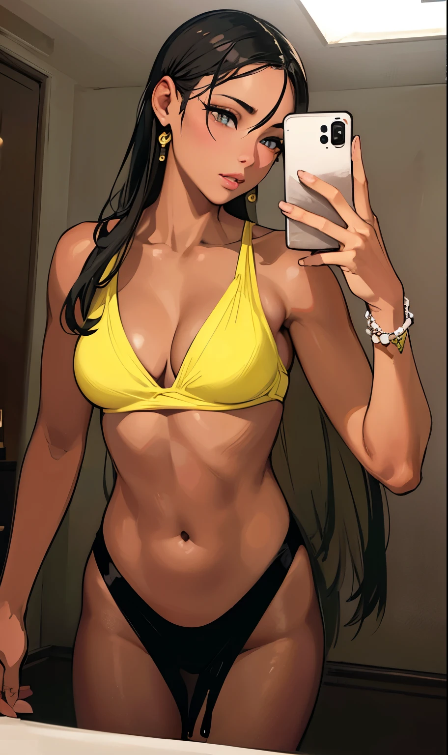 (best quality,4k,8k,highres,masterpiece:1.2),ultra-detailed,(realistic,photorealistic,photo-realistic:1.37),erotic,provocative,alluring,attractive,beautiful detailed eyes,sensual lips,gorgeous, seductive pose,curvaceous figure,flawless skin,sensual lighting,vibrant colors, silk fabric, revealing clothing, passionate expression, intimate setting, attractive hairstyle, seductive gaze, intimate atmosphere, suggestive undertones, alluring beauty, stunning composition, high-fashion, luscious curves, confident posture, tantalizing background, sensuous curves, bold personality, captivating charm, elegant jewelry, seductive body language, sultry ambiance, irresistible magnetism, intimate perspective, luxurious setting, enticing silhouette, provocative ambience, sensual undertones, hot and steamy atmosphere, sophisticated allure, mesmerizing allure, sultry elegance