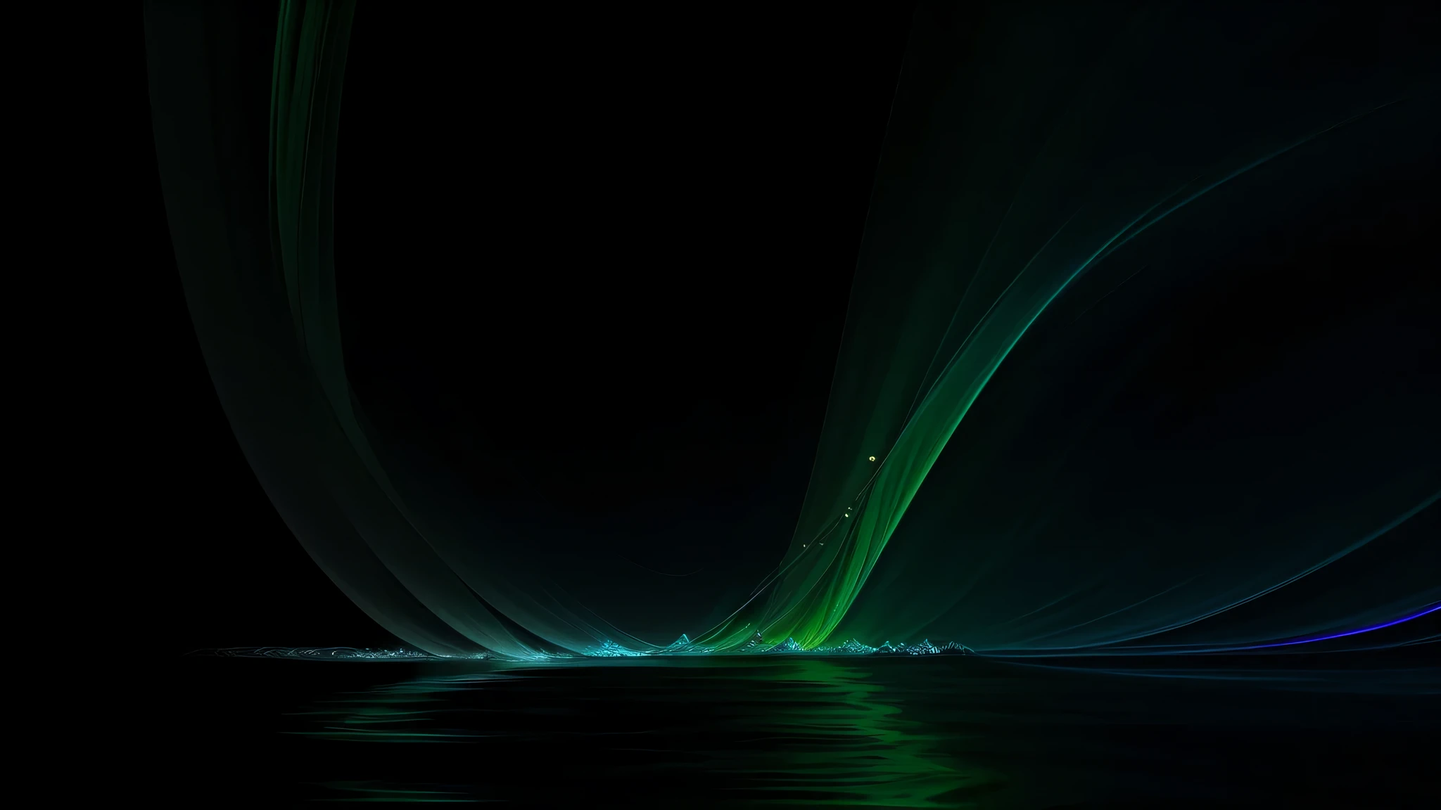 Picture tips: Flowing silk and dark green silk, rotate, paint swirl aesthetic, Imagine that,A wisp of running water intertwined with dark green silk,A breathtakingly beautiful scene, 两者都处于永不停歇的rotate状态. This artistic creation unfolds in an ethereal setting, bathe in softness, Digital art of rainbow lights. Blue-green as the main color, With a hint of organic abstraction,Evoke feelings of romanticism and tonalism.
Every detail is presented with the highest precision and care, Create ultra-detailed and nuanced images. Waterline