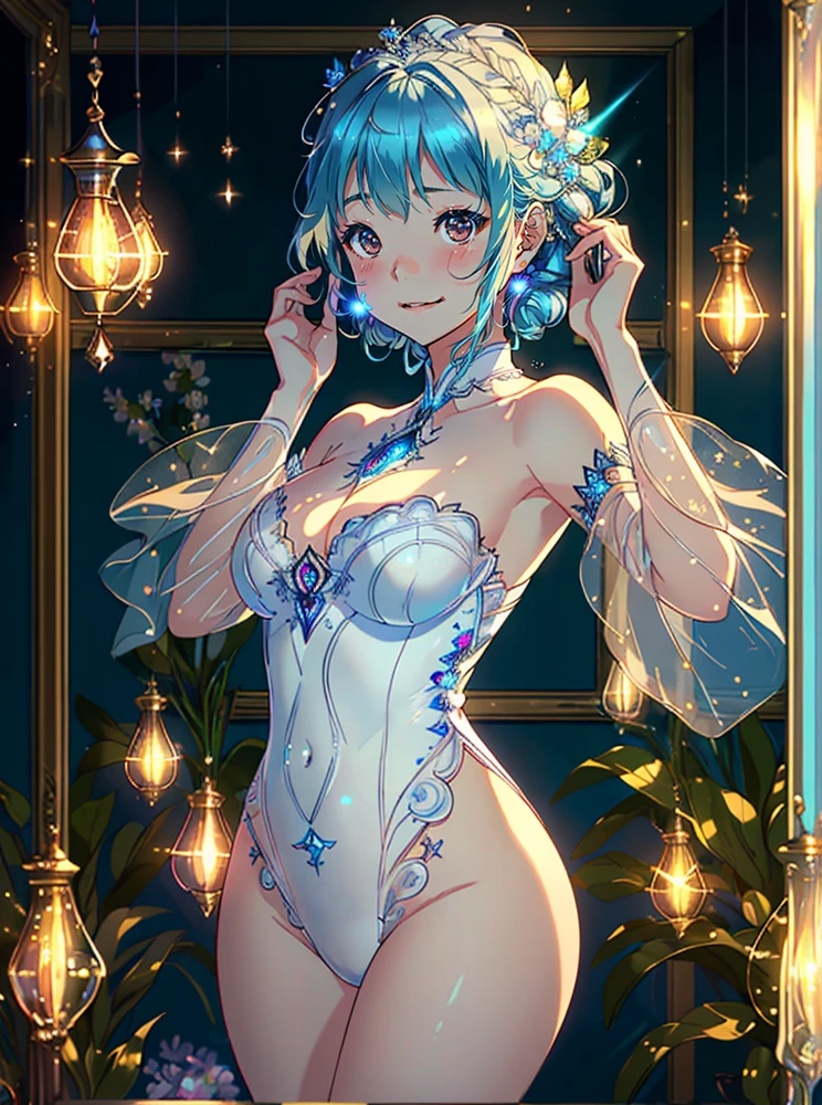 (nsfw ass from behind photo:1.1,doggy style, in blue marine:1.5), Masterpiece, best quality, (very detailed CG unity 8k wallpaper), (best quality), High definition RAW color art, Animation,sculptures, (pink Marble Skin), (((Ultra detailed elegant))), Magical atmosphere, Detailed skin, Texture,(Intricately detailed, Fine detail, ultra-detail art), depth of fields, bokeh, Silky Touch, Hyper Detail, beautiful eyes, Elegant Face, (posing on pastel purple waterfront), sparkle background, (silver hair), pastel purple, fat, embarrassing red face, shorthair, Round Glasse:1.4, bikini