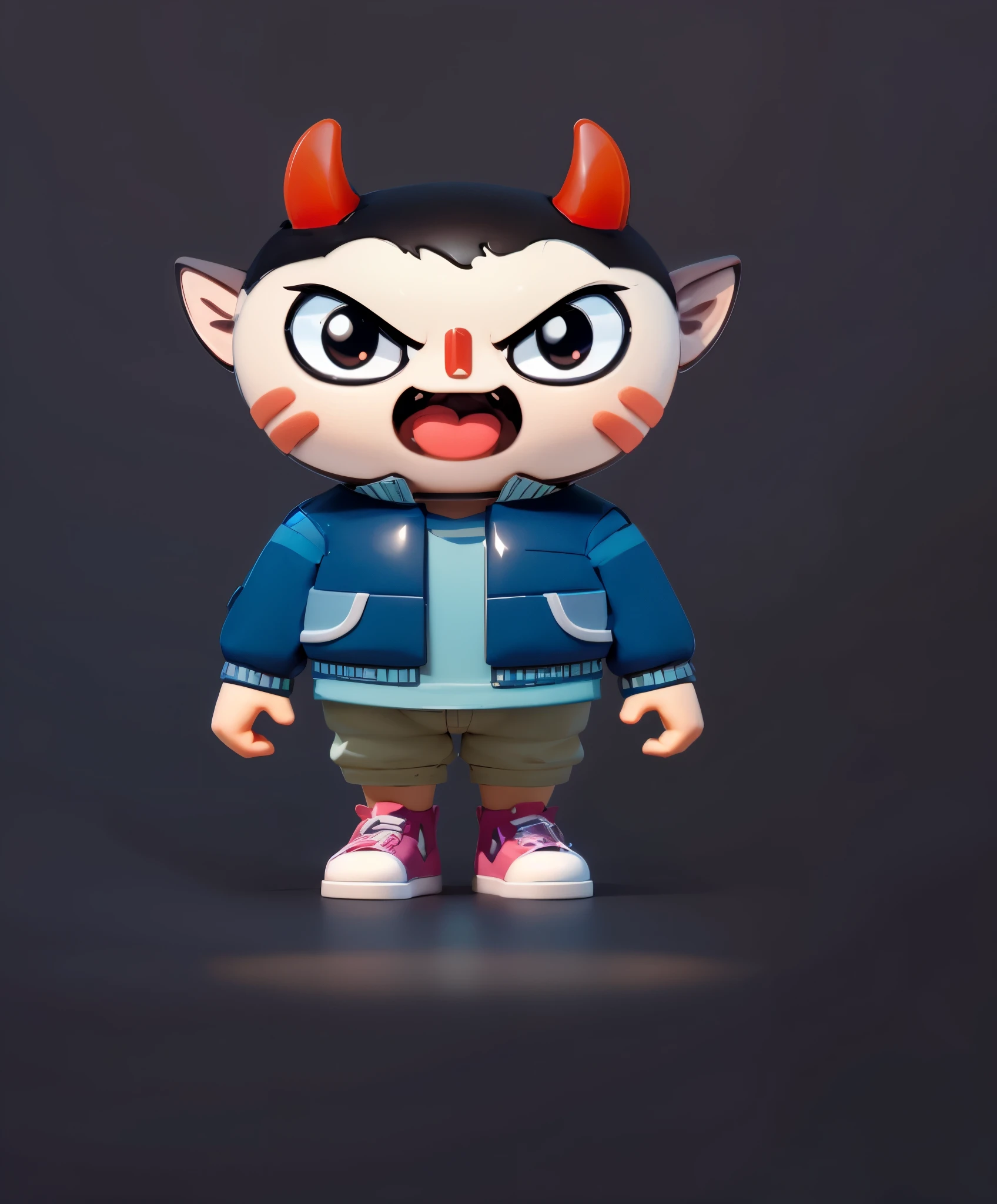 3d modeling c4d rendering ultra-clear rendering refined picture refined line draft transition natural color clean colorless block excessive uniform color soft Morandi color matching colorless clay material ip blind box style glossy cute style