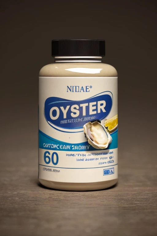 Close-up of a bottle of oysters with a spoon, nilah, by Ni Yuanlu, Oysters,Symmetrical,