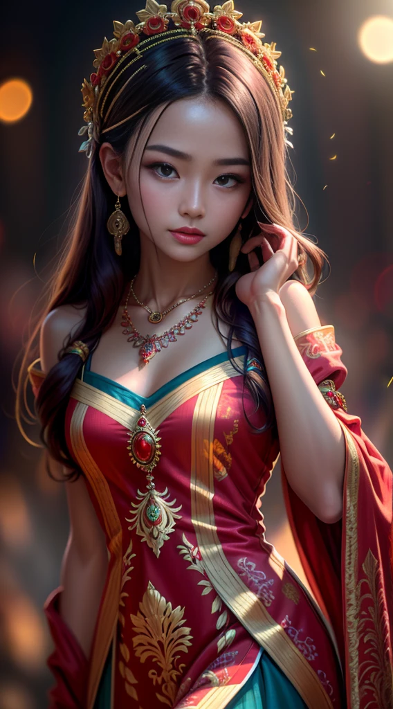 best quality, masterpiece, highres, 1girl,china dress,hair ornament,necklace, jewelry,Beautiful face,upon_body, tyndall effect,photorealistic, dark studio, rim lighting, two tone lighting,(high detailed skin:1.2), 8k uhd, dslr, soft lighting, high quality, volumetric lighting, candid, Photograph, high resolution, 4k, 8k, Bokeh,
