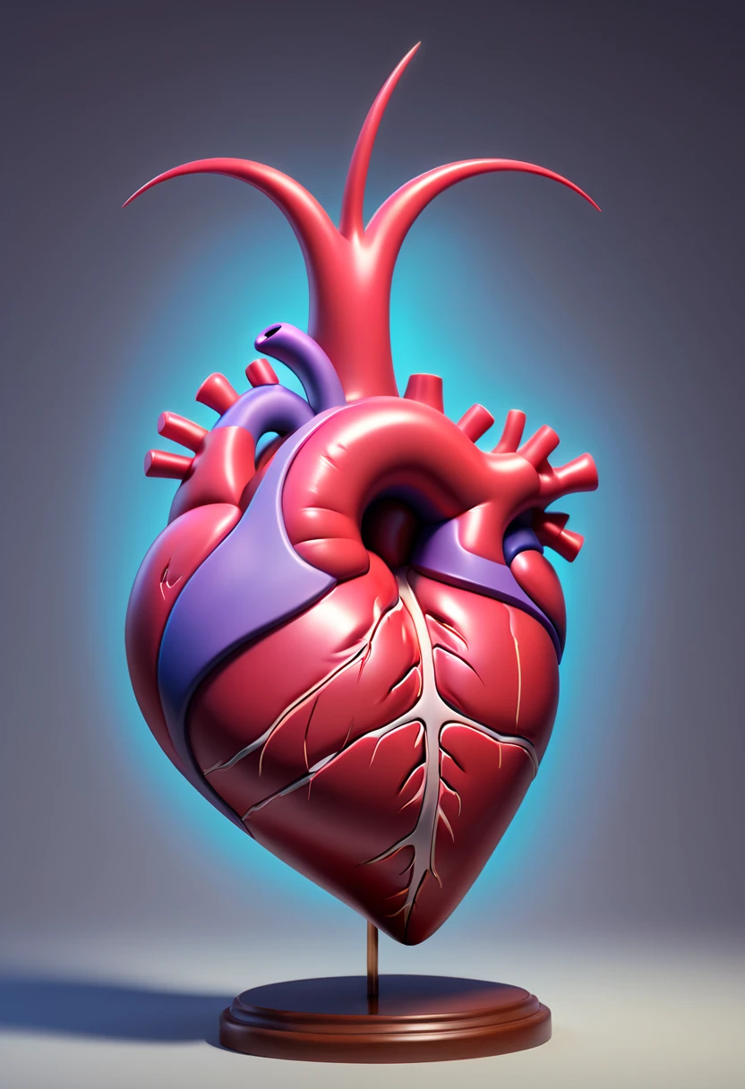 Exaggerated heartbeat, absurd, heart mark, by Don Bluth, enhance, intricate, (best quality, masterpiece, Representative work, official art, Professional, 8k)