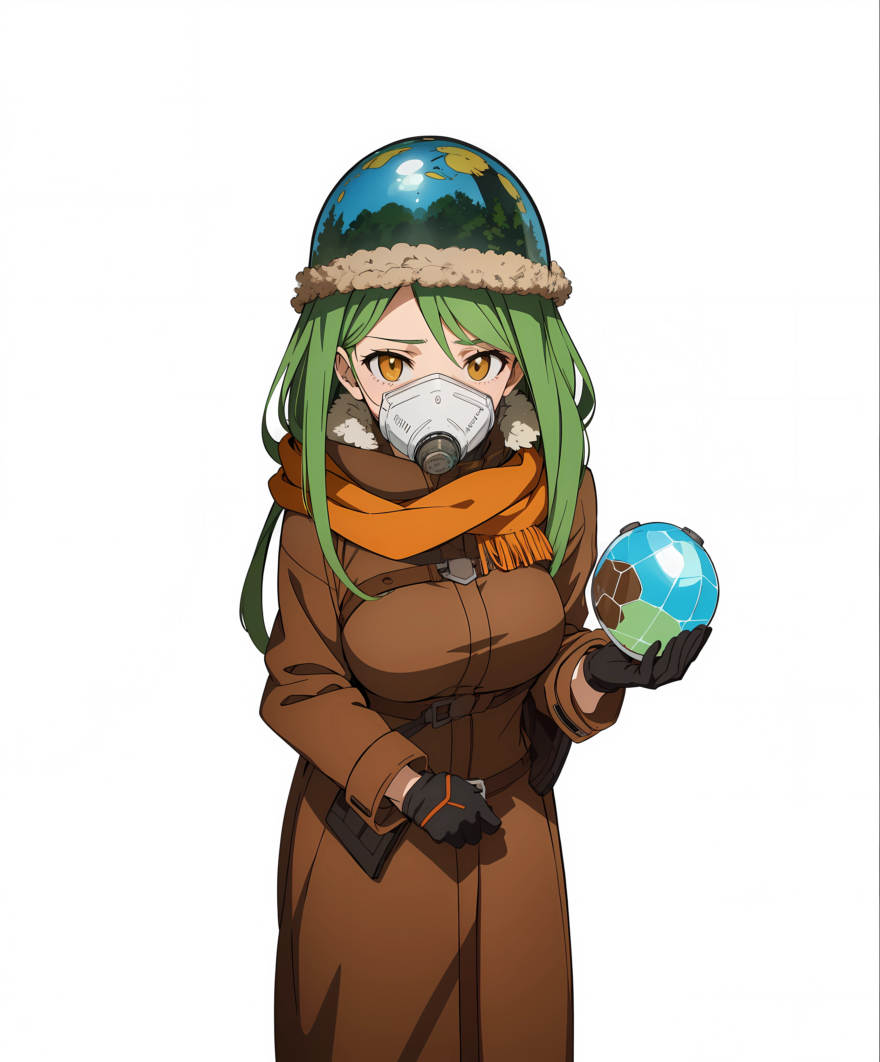 Transparent glass respirator