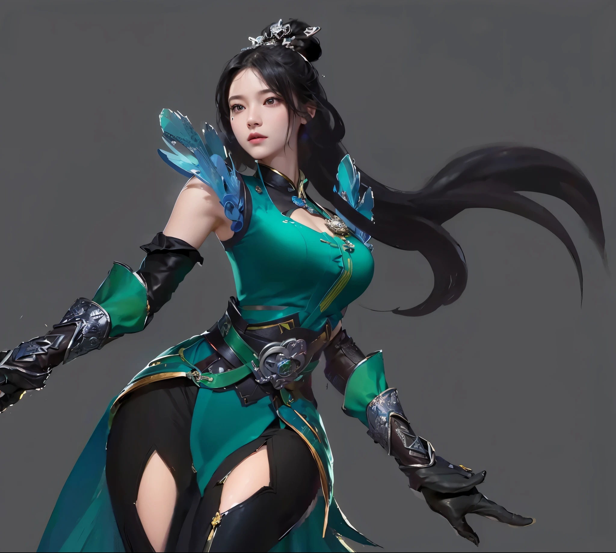 head发，black hair，黑色的head发，ponytail，好看的Face，beautiful woman，black hair，head发，leathers，Metal，human nature，Face，head发，Hairline，女人的Face，woman，head，Face，jewelry，珍贵的石head，diamond，flashy clothes，belt，Decorative style，Metal，Metal，gold medal，cloth pleats，珍贵的石head，32K ，（refine，(最高quality, Award-winning, masterpiece:1.5)，ultra high resolution，：0.33，clear focus，Volumetric lighting，Good shadows，subsurface scattering，complex，内容The content is very detailed，（（light照明)), drama, , (Realism:1.5),，32K ，（masterpiece，quality，Best quality者，official art），（8K，Best quality者，masterpiece：1.2），（（（White background，）））（Good rice fragrance），like a dream，China time is extremely detailed，错综complex的细节，dynamic lighting，natural soft light，dark，内容The content is very detailed，complex的细节，dynamic lighting，Realism，light，natural lighting，The content is very detailed，dynamic lighting，natural soft light，Best quality，ultra high resolution，8K，light照明效果，charming，3D vector art，fantasy art，With a blurred background，Hand Painted，number，柔和的light，isometric style，4K resolution，Realism渲染，The content is very detailed且干净，vector image，逼真的masterpiece，Professional photography