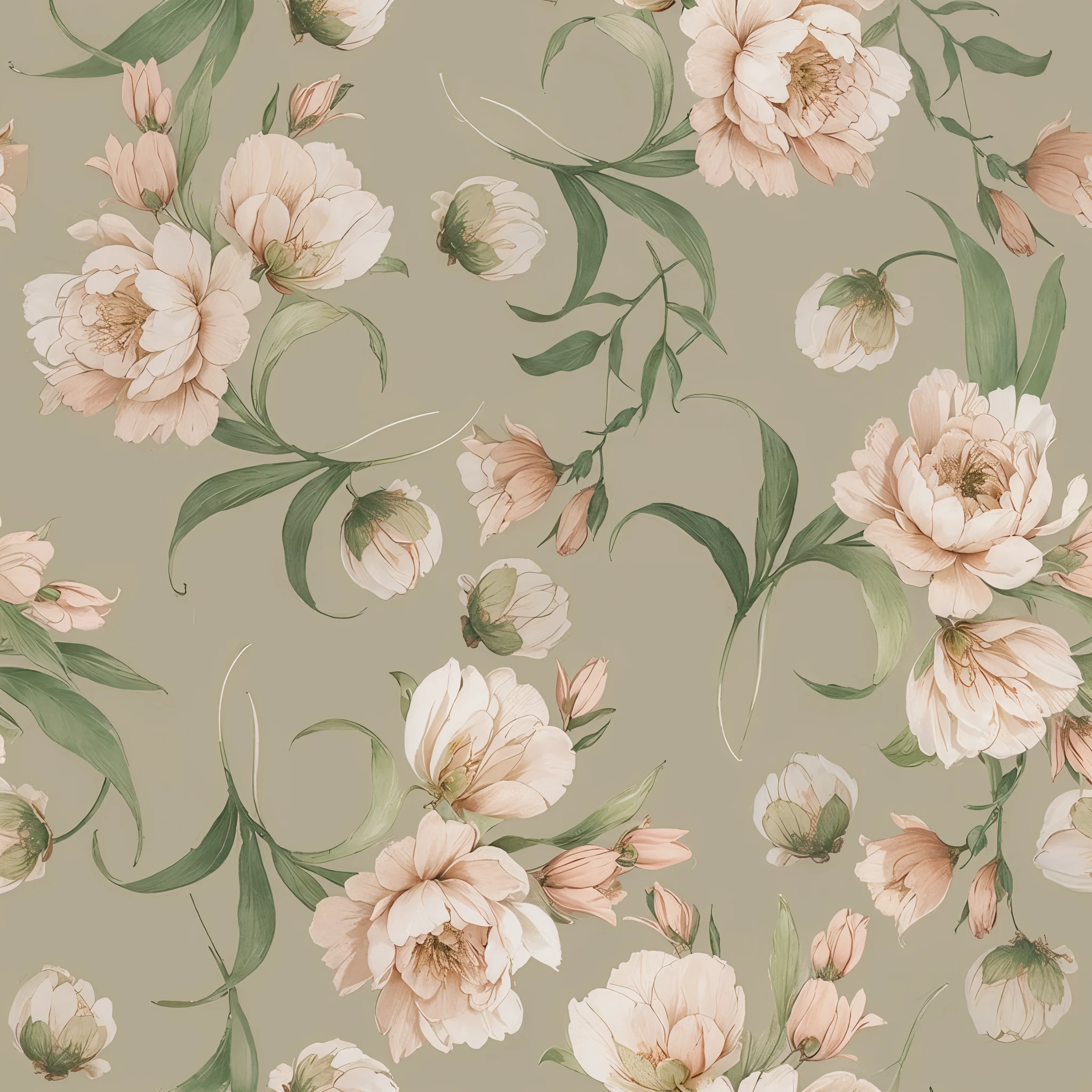 vintage seamless floral pattern design