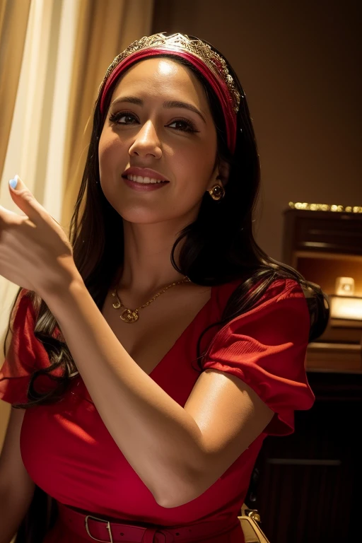 there is a woman holding a glass of wine in her hand, lorena avarez, alanis guillen, fernanda suarez, magda torres gurza, valentina remenar, adriana dxim, pilar, karla ortiz, estefania villegas burgos, magali, photo of a woman, imane anys