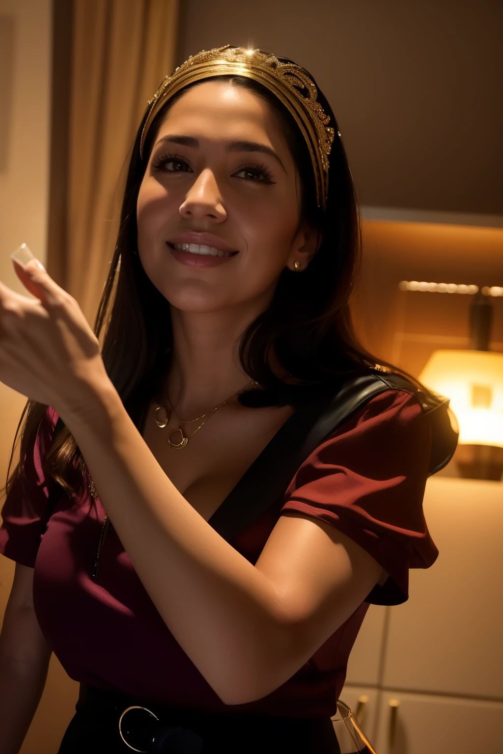 there is a woman holding a glass of wine in her hand, lorena avarez, alanis guillen, fernanda suarez, magda torres gurza, valentina remenar, adriana dxim, pilar, karla ortiz, estefania villegas burgos, magali, photo of a woman, imane anys