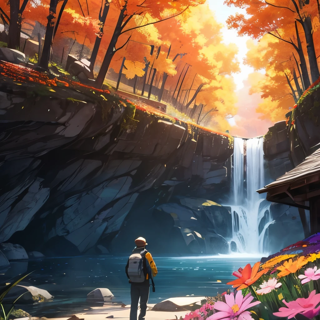 Jake arrives, discovers colorful flowers and strange landscapes