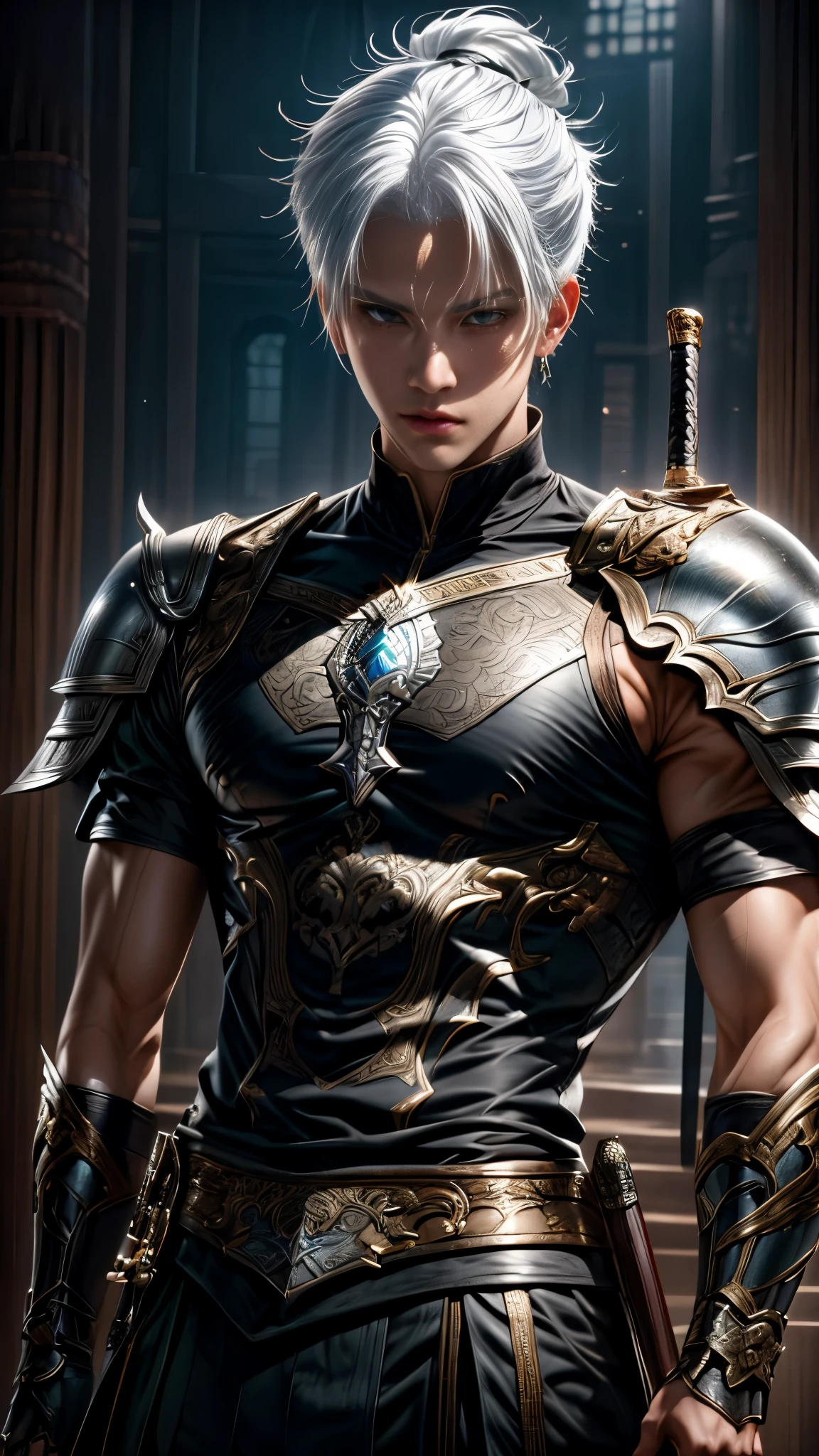 masterpiece, best photo, realistic, highly detailed, a handsome asia men, dragon pet, perfect body --auto --s2