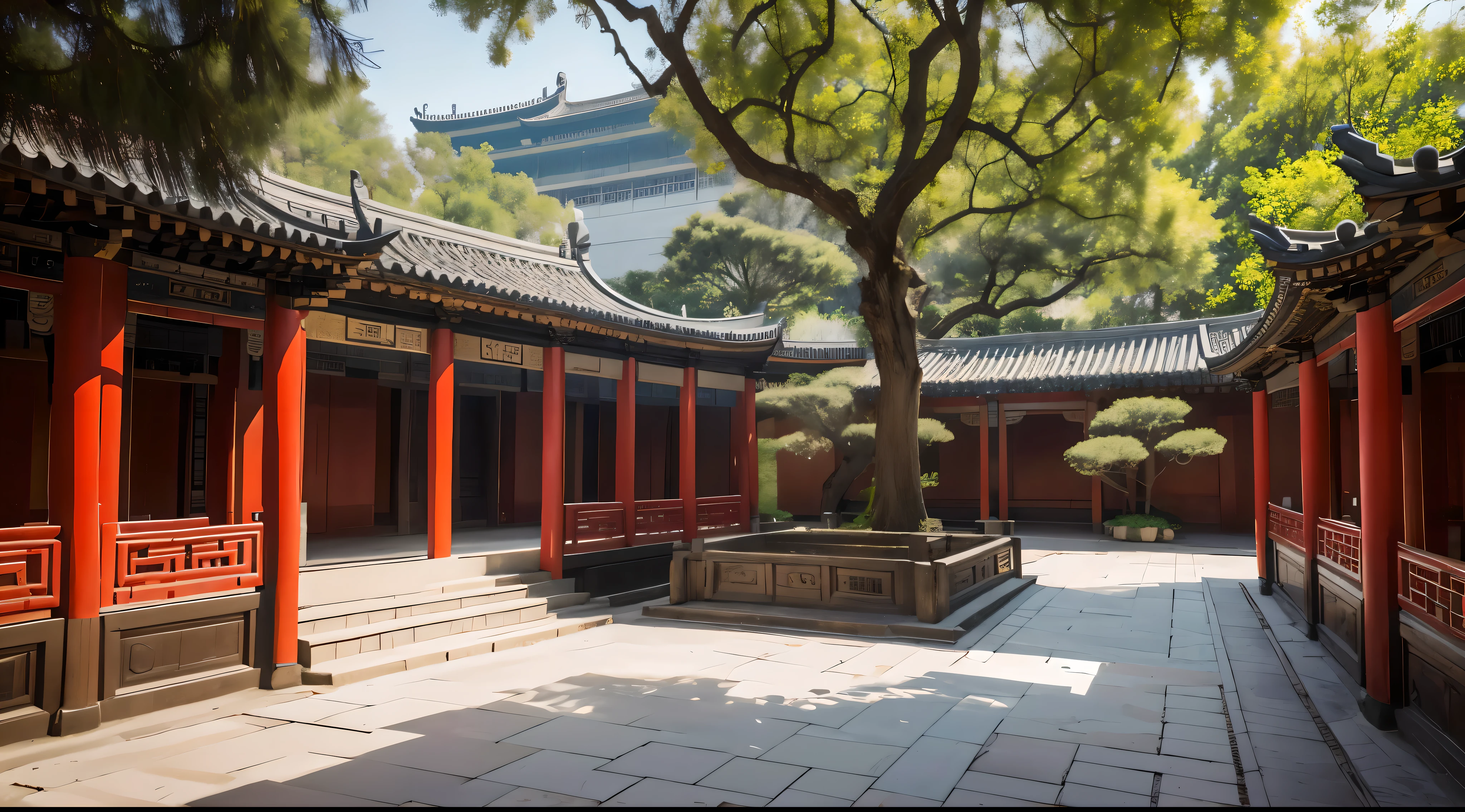 China,Chinese courtyard,royal palace,Scenes,Realistic,reality,Reality,lifelike,非常Realistic