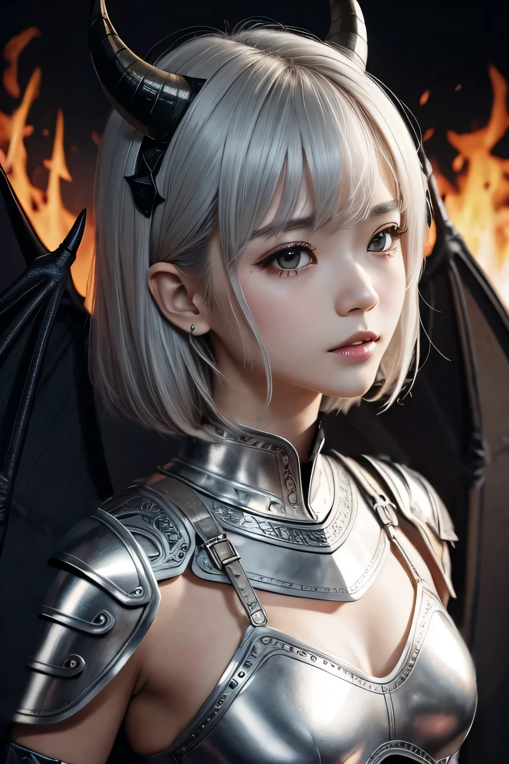 silver leather armor