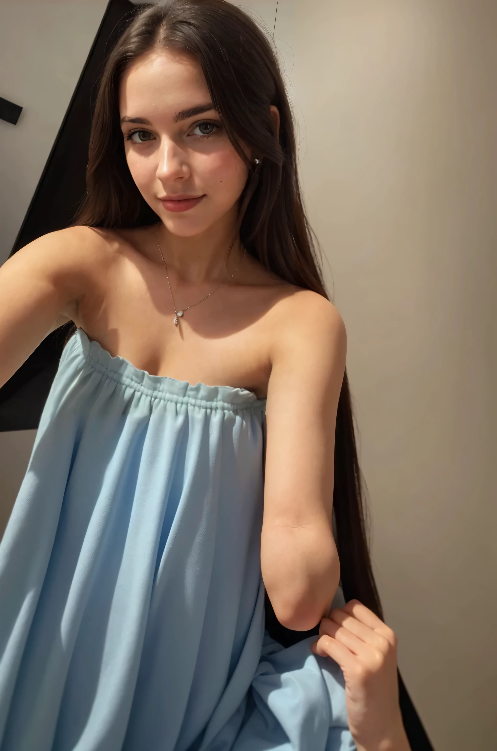 arafed woman in a blue dress posing for a picture, portrait sophie mudd, anastasia ovchinnikova, anna nikonova aka newmilky, viktoria gavrilenko, 18 years old, 2 4 year old female model, alina ivanchenko, angelina stroganova, lovely delicate face, magdalena radziej, cute young woman, 🤤 girl portrait