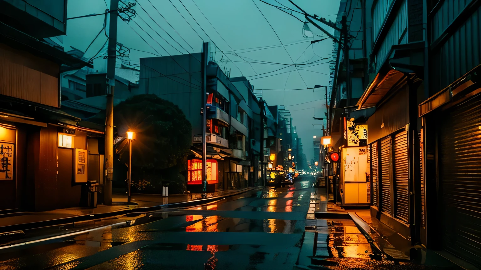Make gloomy Tokyo with hellish aspects in autumn