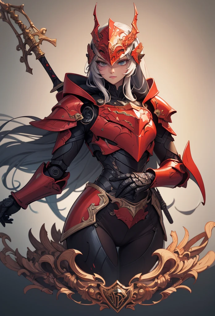 ((Highly accurate drawing in every detail)Extremely precise depiction)[High resolution],(detailed illustrations,とてもfineで緻密な描画,Delicate drawn lines with tempo,Realistic texture expression),[color traced main line],(Fantasy World Battlefield Background [burning castle]),((ROBOT GIRL)(red knight[muscular][[METALFACE[clear lenticular iris]]])[WEAPON MACHINE[Princess Knight]]),[[corinthian helmet]][red dragon armor[scale][embroidered cloak]],[Crimson dragon pattern],[use a sword as a weapon],[[Mobile Weapon Gigant Size][science fiction mechanical]],((Gorgeous metallic red armor)),(intricate and beautiful decoration [Dense detail]),[transparency],(Precisely drawn face)[完璧な目のdetailed(Beautifully detailed iris)(Eyes like deep jewels)],(eyes light[Pinpoint lighting for the eyes]),[long and beautiful eyelashes],[precisely drawn hair [美しく艷やかな髪のdetailed]],(完璧な手のdetailed [Beautiful fingers with no damage [beautiful nails]]),(perfect anatomy(perfectly balanced proportions))[[full body portrait]],[ideal color coordination(Accurate simulation of light and material interactions)],([Precision Detail](detailed,高fine)),[Visual art that tells a story],((highest quality)fine[[High density drawing]])[FHD].