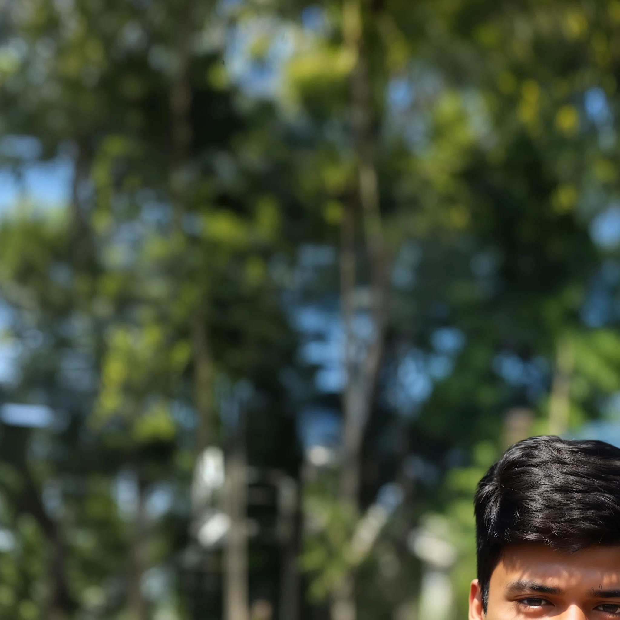 there is a young man standing on the side of the road, in front of a forest background, candid picture, at college, photo taken with canon 5d, with accurate face, ayan nag, riyahd cassiem, portait photo profile picture, jayison devadas, facebook profile picture, taken with sony alpha 9, in city street, student