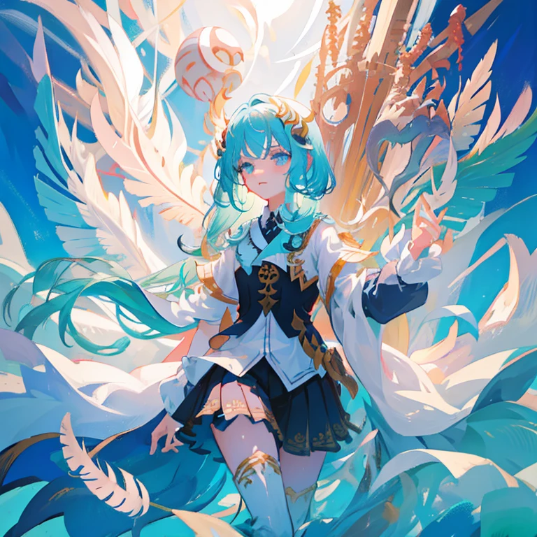 With feathers,tentaculata,monstergirl,White,adolable,HD picture