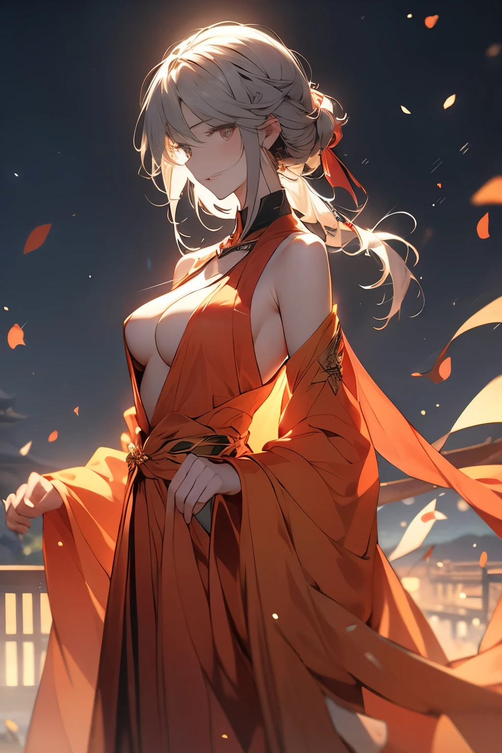 ((highest quality)), ((Masseter muscle part)), (super detailed:1.4),(32,000 images),(ultra high 詳New),best anime,sharpness,The best wallpapers,amazing depiction,golden ratio, control the wind:1.5,Manipulation of light,(Perfect anatomy without destruction),(緻密で詳細な美right瞳,glossy eyes),(shiny hair:1.1,),(緻密で緻密な美right顔緻密で緻密な美right肌),(Expressionless:1.2),Because I&#39;m slender,slim belly, pink haired, Pigtails、((big breasts)), pointed nipples、thin waist,belly button,The 詳New, 詳New, The shining white costume is divine々New々right々right.々right,緻密で詳細な美right装飾,gem),full moon:1.1, Backgrounds with depth:1.3,hair ornaments,starry sky, ((Shoot from the front))
