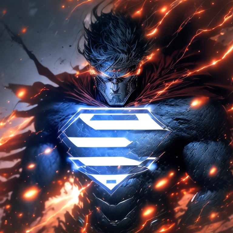 (Best Quality, 4k, 8K, high resolution, Masterpiece: 1.2), Superman in Ronin Samurai armor, wearing a sleeveless blue and red armor, a traditional samurai headpiece with a cape flowing behind, strong jawline, piercing blue eyes with a determined expression.
Superman in Ronin Samurai armor, full body view, A superhero with a serious and intense gaze, blue armor with red accents, traditional samurai helmet, standing tall with a katana sword in hand.
Five Ronin Samurai warriors, each wearing blue and red armor, traditional samurai helmets with flowing capes, sharp