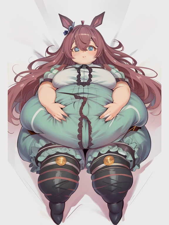 (masterpiece), HD Quality, (perfect eyes), (best quality), (highly detailed), big cheeks, obese body, cute