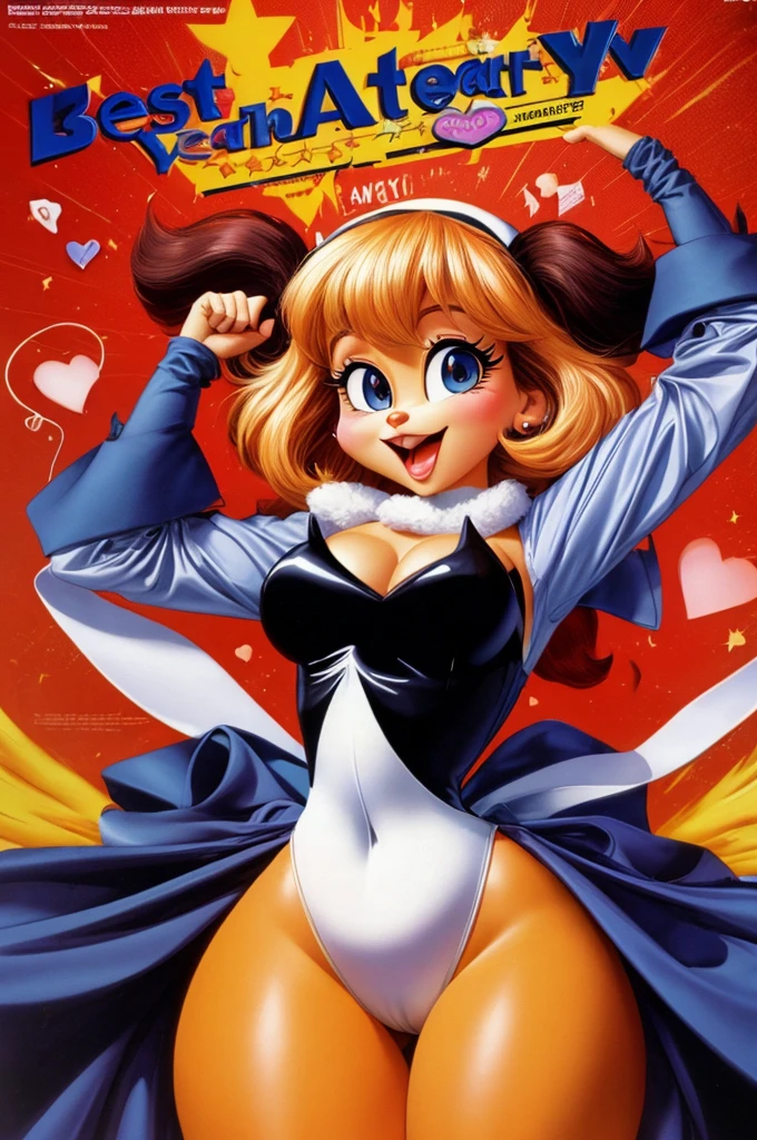 Heartbeat theme, by Tex Avery, (best quality, masterpiece, Representative work, official art, Professional, 8k)
