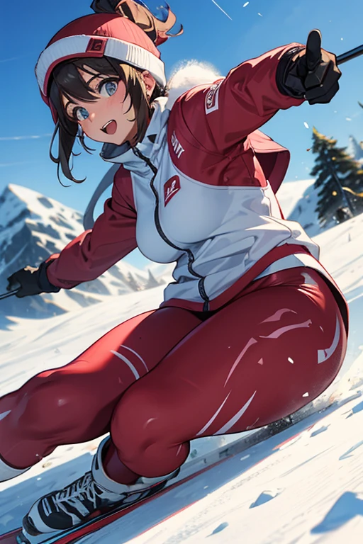 Skiing Women meaty