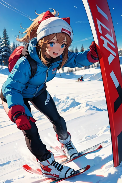 Skiing Women　meaty