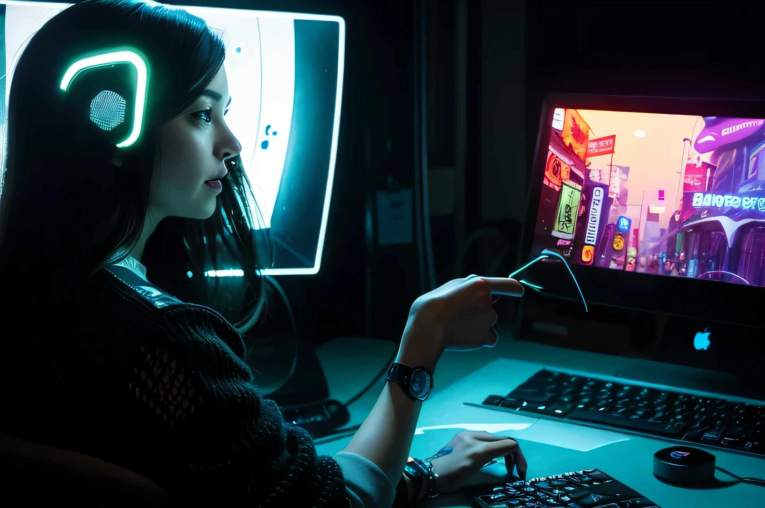girl, 18k, computer hacker