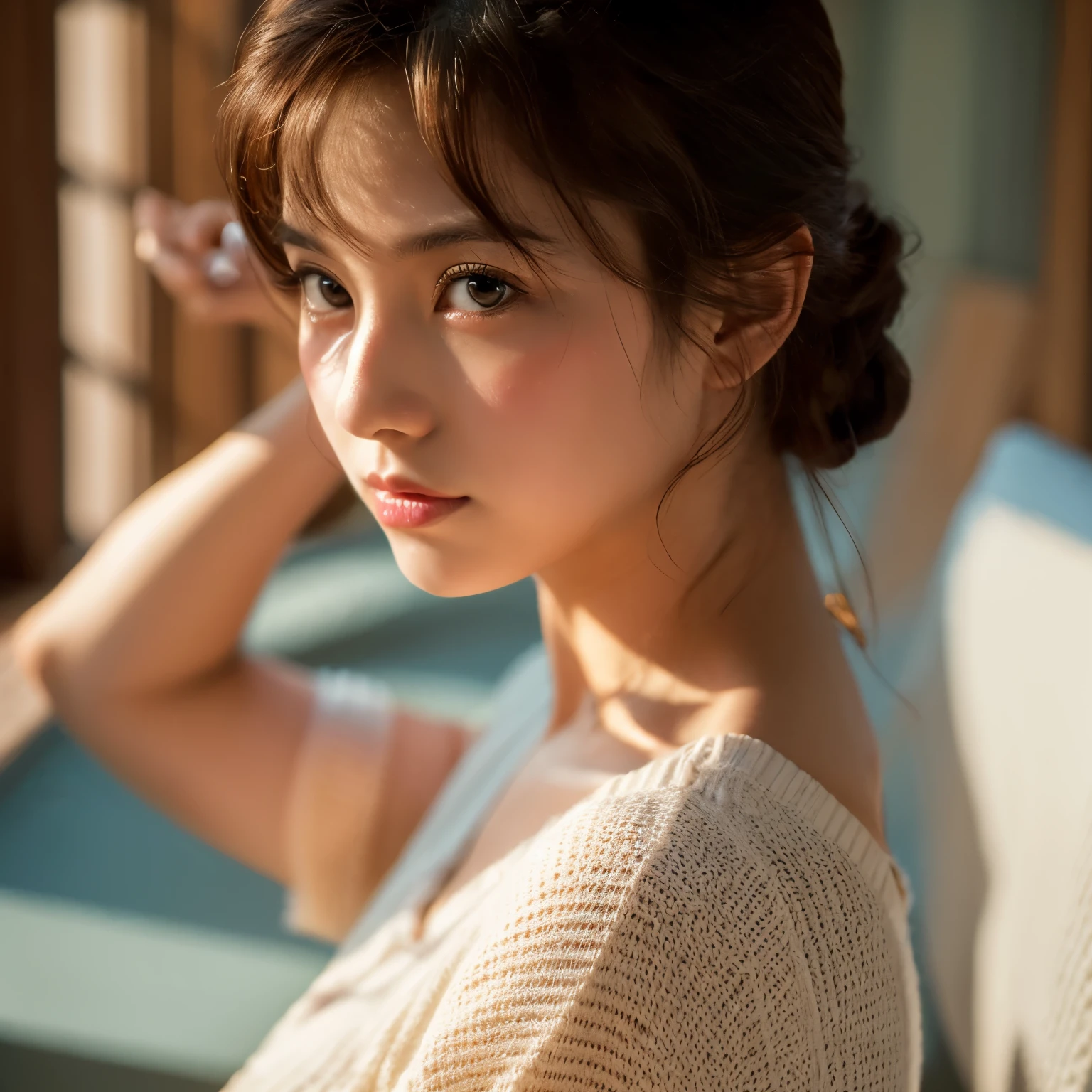 highest quality, masterpiece, 1 girl, whole body, very delicate and beautiful girl, 8k wallpaper, beautiful and fine eyes, beautiful delicate shine, cinematic lighting