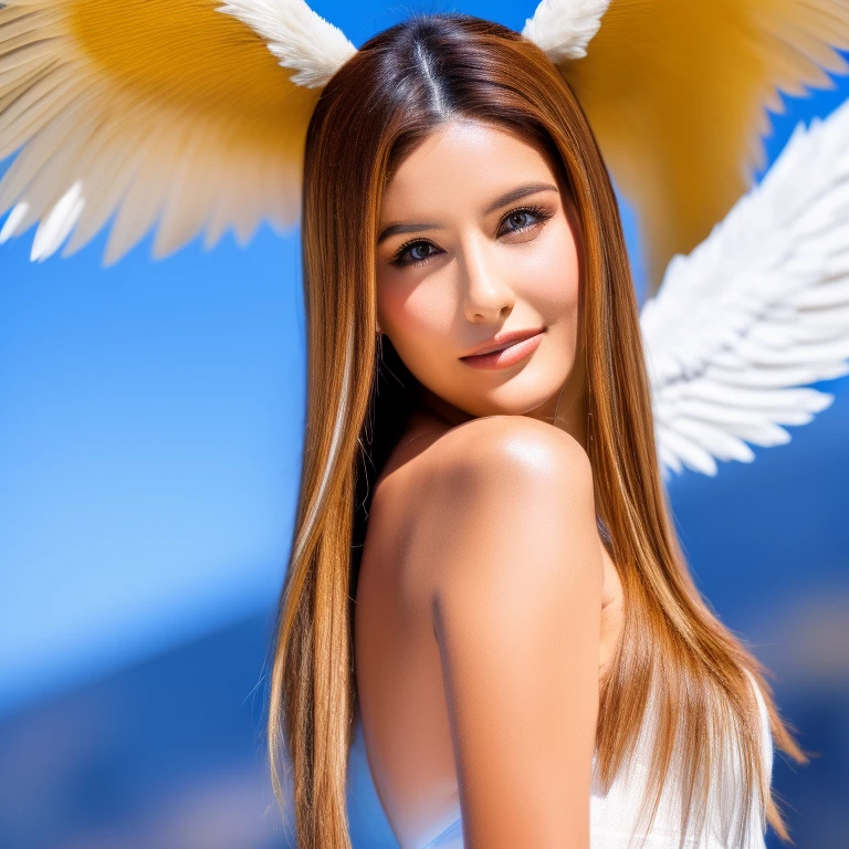 Angel goddess Good style 羽の生えたgoddess様 will make your wish come true 恋愛のGod God large wings
