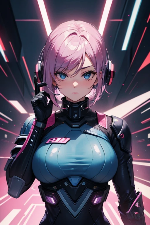cyber punk、beautiful mature woman、Upper body、adorable、cute、sexy