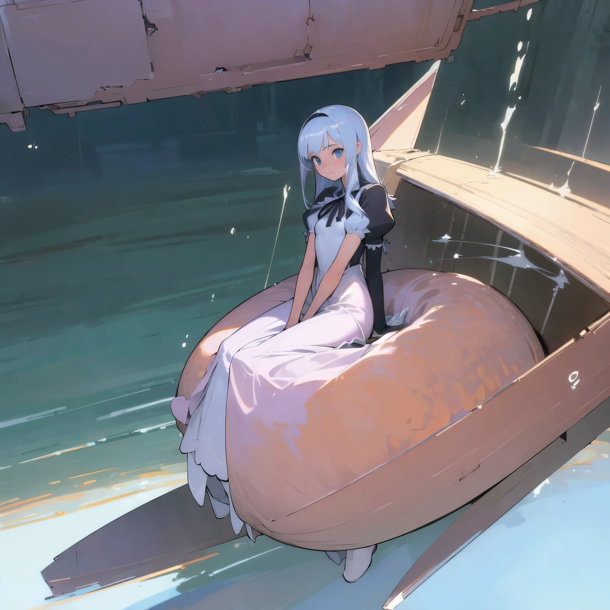 ( full body pose:1.5)((highest quality)), ((table top)), (be familiar with: 1.4), (absurd),Dressed in maid costume１girl girl, A sly smile， generous neckline, beautiful breasts, long manga-style eyelashes, near the real, Scale to fit, nffsw (high dynamic range),ray tracing,super resolution,unreal 5,Dispersed underground, PBR texture, Post-processing, anisotropic filtering, Depth of bounds written,  maximum clarity and sharpness, multilayer texture, surface shading, Accurate simulation of light-matter interactions, perfect proportions, Rule of thirds, highest quality、In 8K