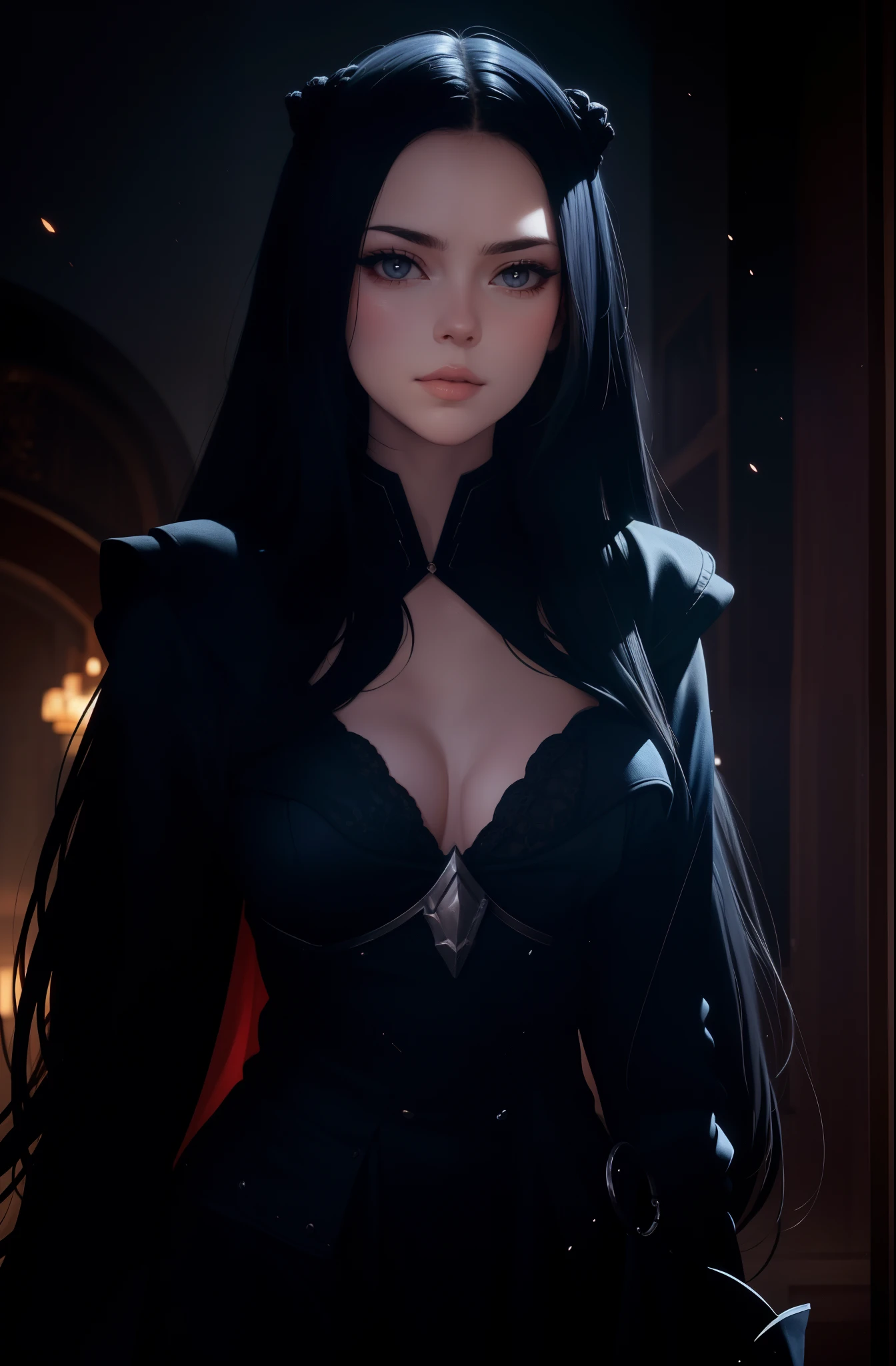 Emma Norton, emmanorts, long flowing hair, Soft and smooth skin, A touch of fantasy and magic in the scene, Realistic and photorealistic style, Studio-quality production, emanates grace and elegance