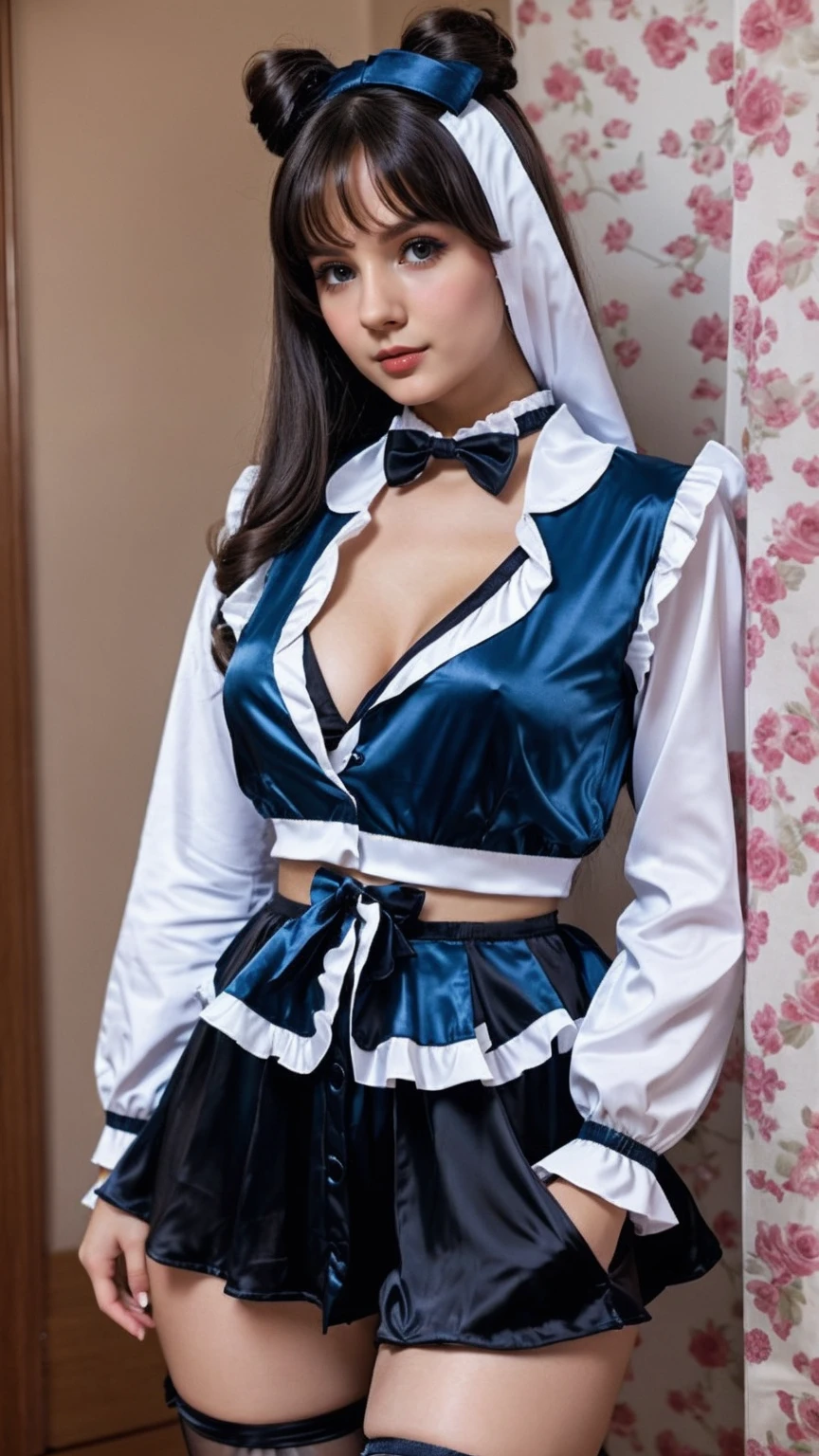 １girl with 30 years old , Look at the viewer, close look, Lolita , different colors seductive outfit, Just sexy