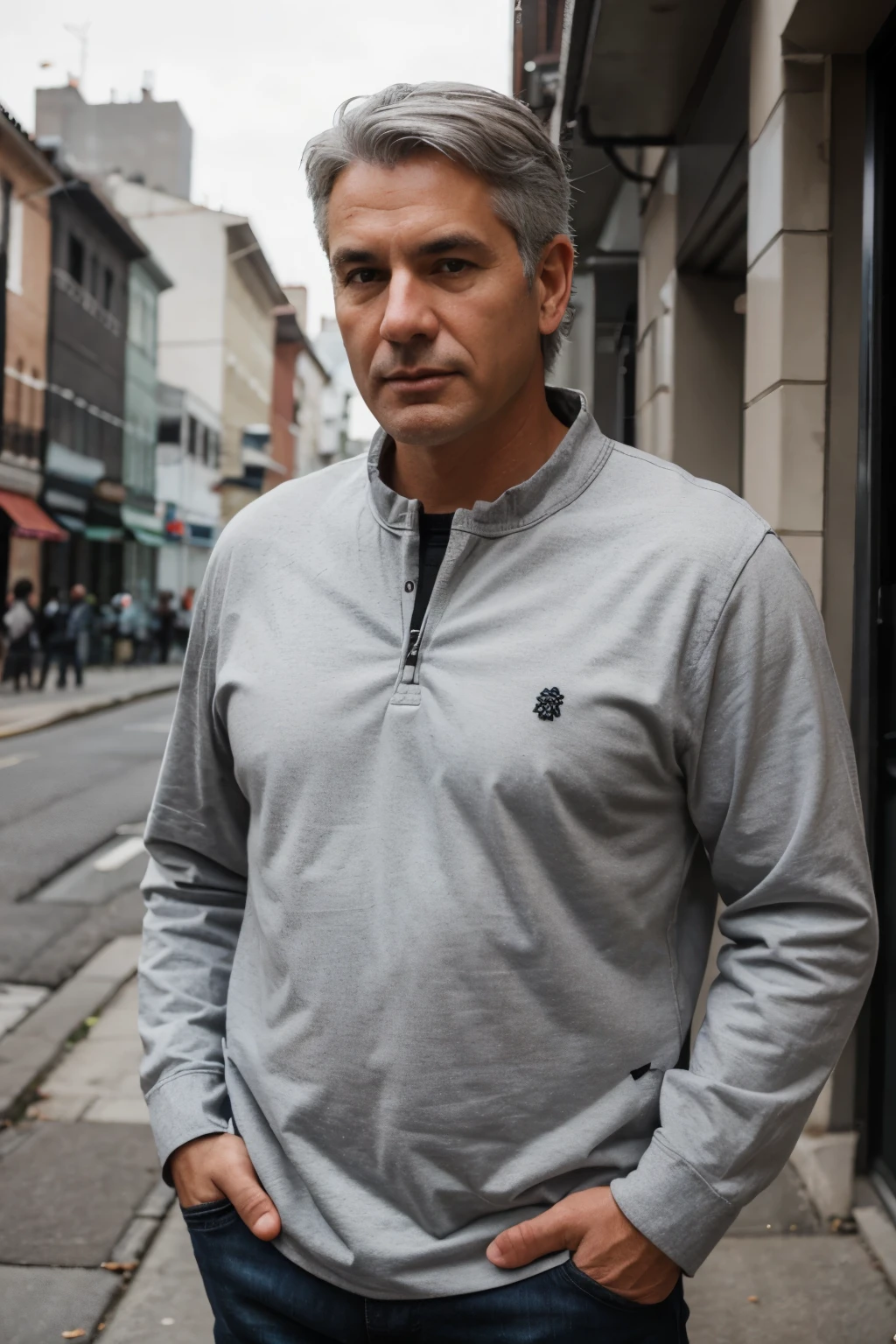 grey haired dad
