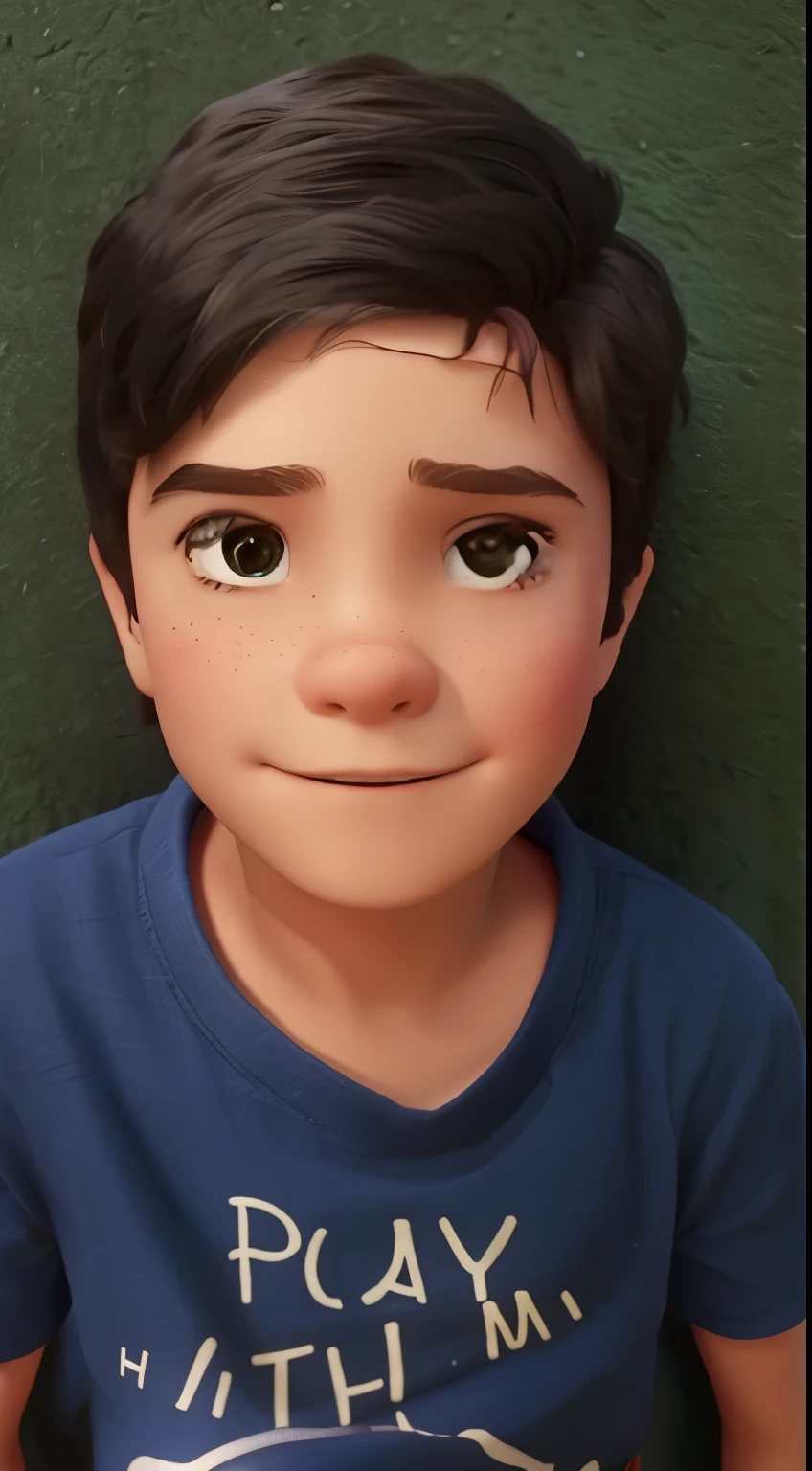 a  in pixar style in high definition, e imagem bonita com roupa do homem aranha