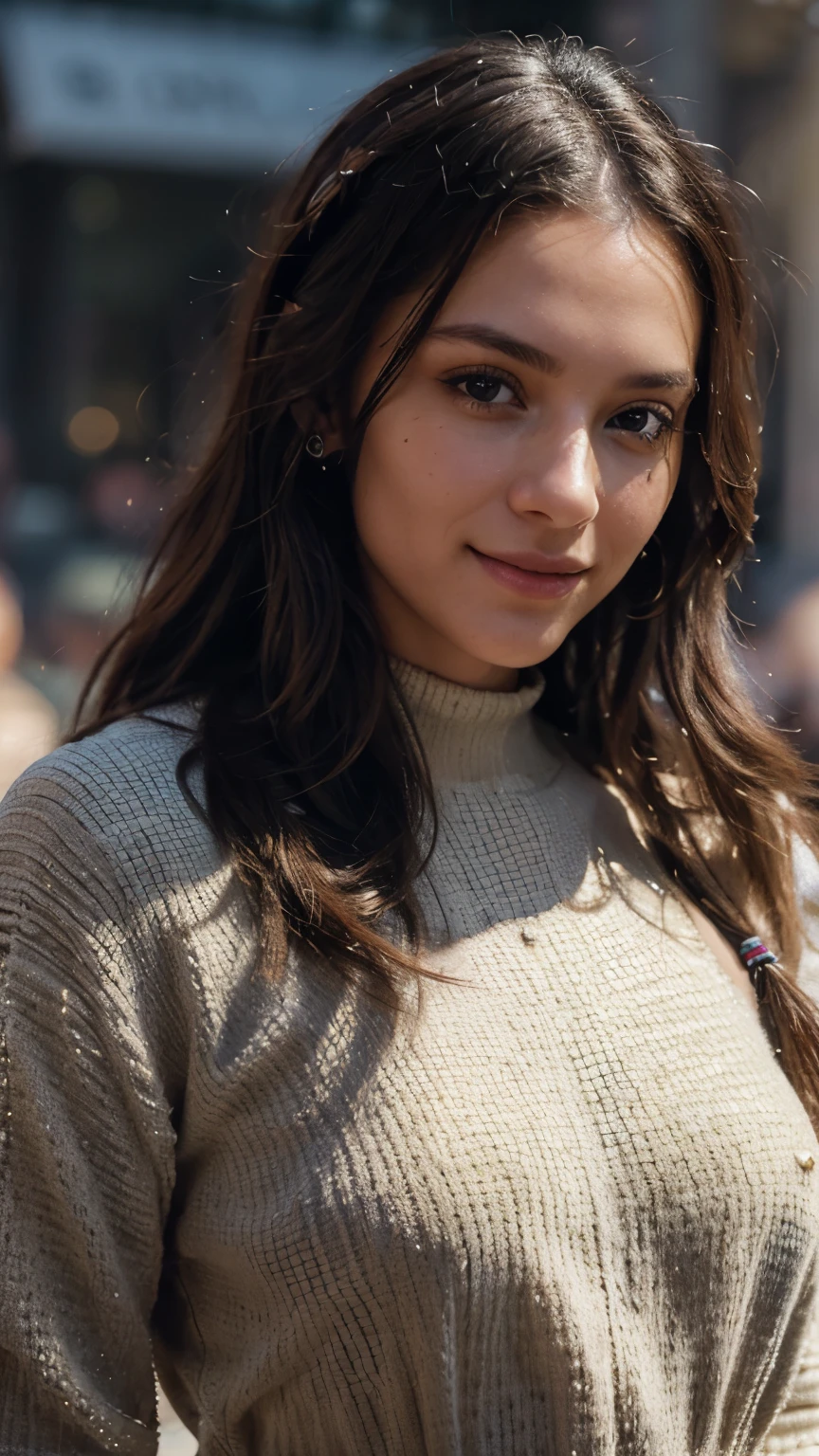 Close up, 23 year old woman, beautiful woman, cute smile, hippy girl, dreadlocks, happy smile, Gucci, fashion model, fully clothed, winter Gucci outfit, expensive store, clothes shop, luxury, highest quality, ultra realistic, hd, HDR, hyper detailed, professional photoshoot, cinematic, ultra detailed, beautiful body, visually rich, concept art, luminous, intricate details, subtle colors, extremely detailed, ultra sharp focus, light particles, attention to detail, grandeur and awe, stunning visual masterpiece, double exposure, 32k, photorealistic, strong outlines, cinematographic scene, highest quality