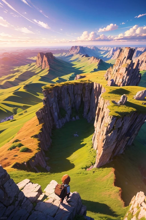 (best quality,4k,8k,highres,masterpiece:1.2),ultra-detailed,(realistic,photorealistic,photo-realistic:1.37), colorful, vibrant, beautifully animated, a group of people standing in front of a windmill in an anime screenshot, a screenshot from an animated movie, dusk ruins explorer, anime scenery, today's featured anime stills, anime countryside landscape, movie still from an animated film, anime screenshot, in an animated movie, anime movie screenshot, anime landscape concept art, Studio Ghibli-style, beautiful anime scenes